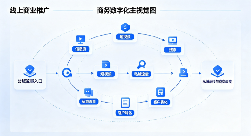 宜州市线上商业推广怎么做？全域流量闭环搭建与低成本转化实战指南